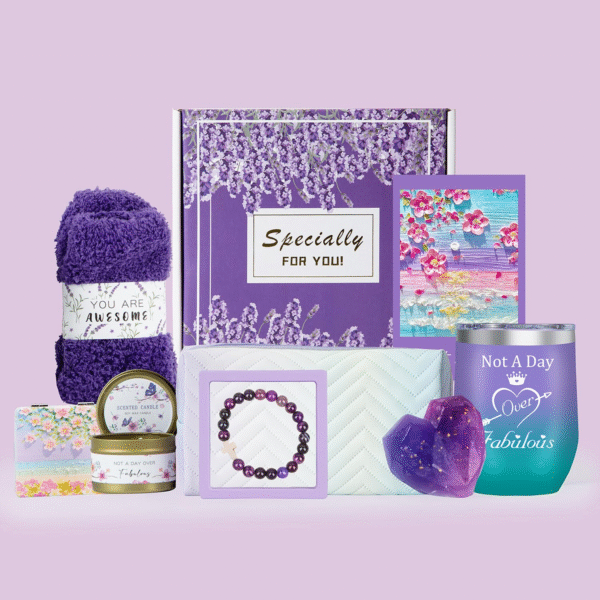 Elegant Self-Care Gift Set for Women - Unique Birthday Presents for Friends, Mothers, and Sisters