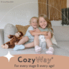 Cozyway Baby & Toddler Socks with Grippers Non Slip Ankle Grip Socks for Boys and Girls Babies - Comfy Soft Cotton - 6 Pack