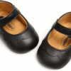 LAFEGEN Baby Girls Mary Jane Flats with Bownot Non Slip Soft Sole PU Leather Newborn Infant Toddler First Walker Cirb Dress Shoes