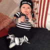 Baby Boy Clothes Tattoo Sleeve Funny Romper Bodysuit+Pants 3PCS Infant Outfits Set
