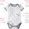 Burt'S Bees Baby Unisex One-Piece Short Sleeve Organic Cotton Bodysuits