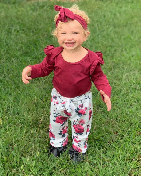 Saeaby Baby Girl Outfits Infant Mama Girl Baby Clothes Ruffle Romper Camo Pants Set Cute Girl Outfit 3-6 Months Girl Clothes