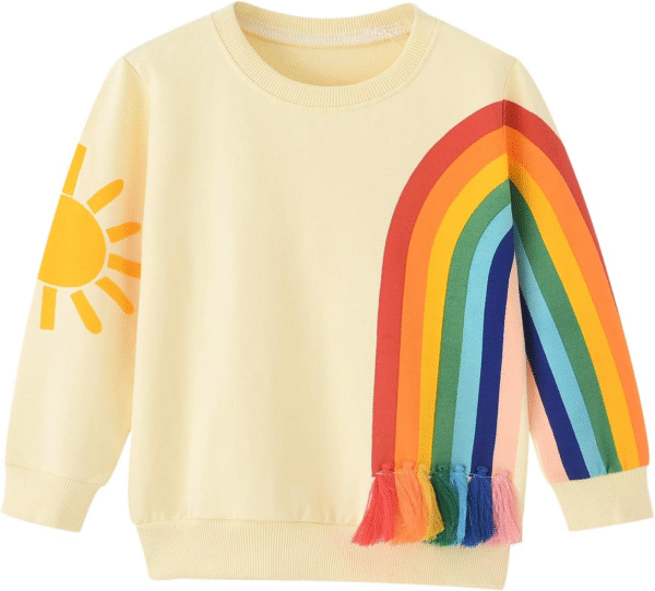 BINIDUCKLING Toddler & Little Girl Crewneck Graphic Sweatshirt 18 Months - Size 6