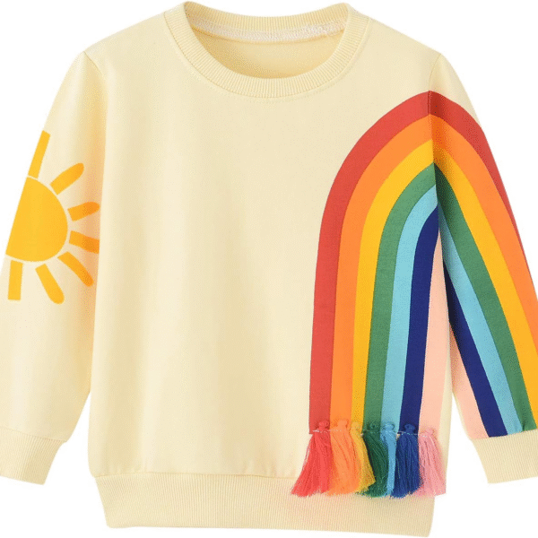 BINIDUCKLING Toddler & Little Girl Crewneck Graphic Sweatshirt 18 Months - Size 6