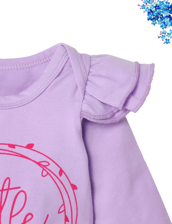 KANGKANG Baby Girl Clothes Outfits Infant Romper Ruffle Onsies Floral Pants Cute Toddler Baby Girl Clothes Set 9 12 Months