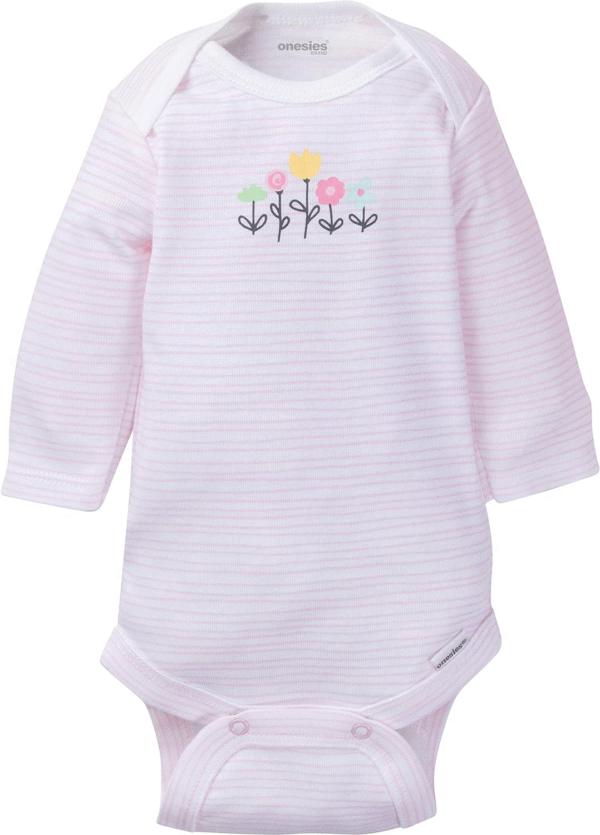 Onesies Brand Baby-Boys 6-Pack Long Sleeve Bodysuits