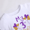 IBTOM CASTLE Baby Girls Newborn It'S My 1St/2Nd Birthday Cake Smash Shinny Printed Sequin Bow Tutu Princess Dress