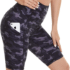 Yoga Shorts for Women – 5" High Waisted Biker Shorts with Pockets for Workout, Training, Running
