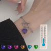 Color Change Mood Necklaces Lockets Heart Love Pendant Necklace Temperature Control Photo Locket Choker Chains Fashion Jewelry