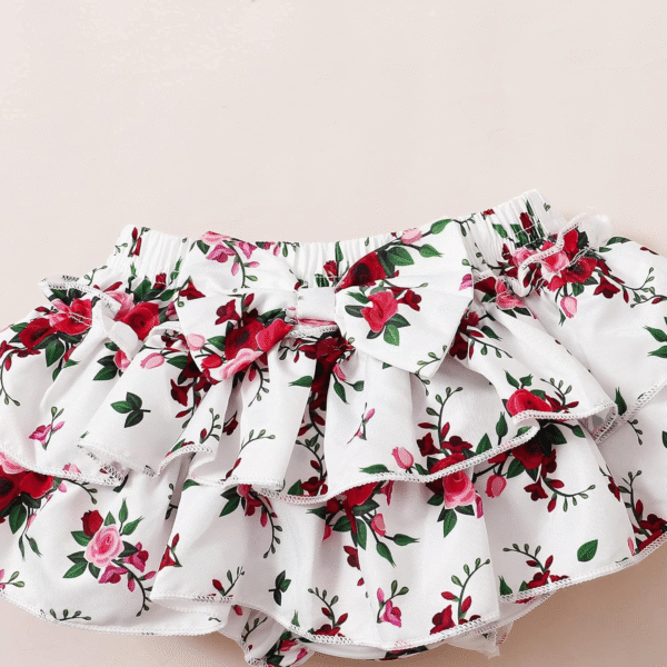 Mioglrie Newborn Infant Baby Girl Clothes Outfits Romper Baby Girl Skirt Set Floral Baby Clothes for Girls Fall Winter