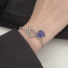 Color Change Mood Necklaces Lockets Heart Love Pendant Necklace Temperature Control Photo Locket Choker Chains Fashion Jewelry