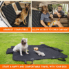 Waterproof Dog Car Seat Cover - Back Seat Protector for Pets, Non-Slip Design Fits Most Cars, Trucks, and SUVs - Black