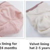 Baby Winter Hat Scarf Set, Unisex Infant Toddler Kids Hat Scarf