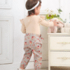 KANGKANG Newborn Baby Girl Clothes Ribbed Ruffle Sleeve Romper + Floral Pants + Headband Cute Infant Baby Girl Outfit 3Pcs