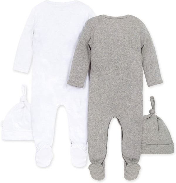 Burt'S Bees Baby Essentials Baby Boys' 100% Organic Cotton One-Piece Long Sleeve Coverall