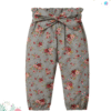 KANGKANG Newborn Baby Girl Clothes Ribbed Ruffle Sleeve Romper + Floral Pants + Headband Cute Infant Baby Girl Outfit 3Pcs