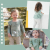 Baby Girl Clothes Toddler Girl Cotton Outfit Rib Long Sleeve Shirt Top Solid Pants Infant Girls Set