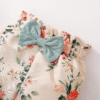 SUNNY PIGGY Newborn Infant Baby Girl Clothes Ruffle Romper Toddler Girl Floral Cotton Pant Sets Girls Clothing Outfit