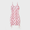 Patpat Mommy and Me Strap Dress Mom and Daughter Spliced Mesh Strap Dress Matching Family Set Springtok