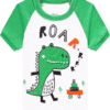 Cotton Dinosaur Pajamas for Boys - Cartoon Sleepwear for Toddlers, Size 6