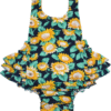 Kids Baby Girls Floral Romper Sunsuit Summer Outfit Set Clothes,9E59A,6-12 Months(Size M)