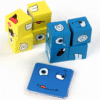 Face Change Expression Puzzle for Kids Building Blocks Montessori Cube Table Games Early Educational for Children Kids Toys Gift