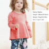 Toddler Baby Girl Clothes Solid Color Ruffle Tops Floral Pants with Cute Headband Outfit Set