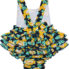 Kids Baby Girls Floral Romper Sunsuit Summer Outfit Set Clothes,9E59A,6-12 Months(Size M)