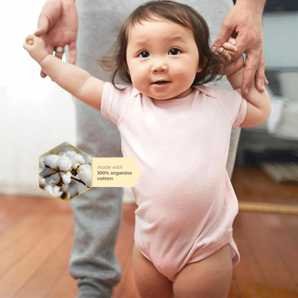 Burt'S Bees Baby Unisex One-Piece Short Sleeve Organic Cotton Bodysuits