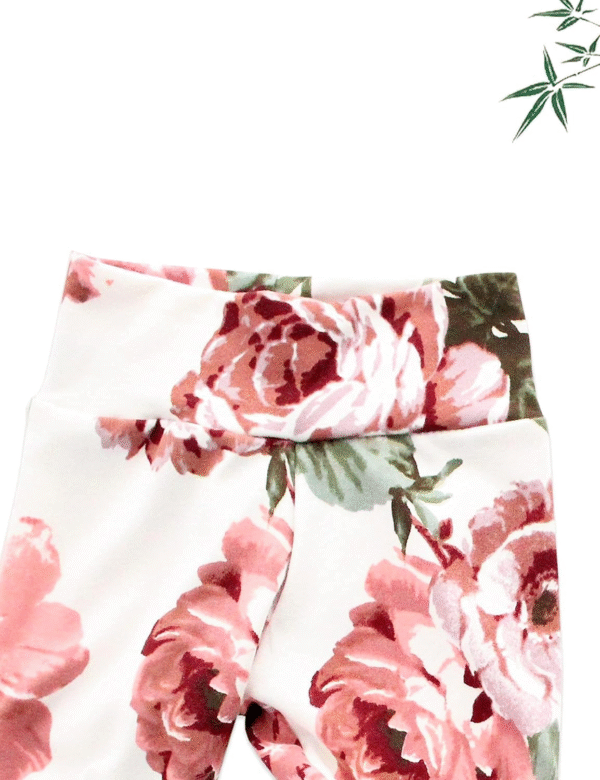 KANGKANG Newborn Baby Girl Clothes Hi I'M New Here Newborn Outfit Infant Romper Floral Pants Cute Baby Girl Outfits 4PC Set