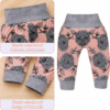 Kucnuzki Toddler Girl Clothes Long Sleeve Fall Outfit Daddys Little Girl Baby Clothes Rose Flower Pant Girl Boutique Clothing Set 12-18 Months