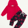 Baby Girl Clothes, Flower Hoodie Sweatshirt&Pant with Headband, Toddler Girls Fall Winter Outfits Clothes Set