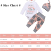 Kucnuzki Toddler Girl Clothes Long Sleeve Fall Outfit Daddys Little Girl Baby Clothes Rose Flower Pant Girl Boutique Clothing Set 12-18 Months