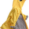 CM C&M WODRO Toddler Baby Boy Girl Duck Rain Jacket Cute Cartoon Animal Raincoat Hoodie Kids Coat Fall Winter School Outfit