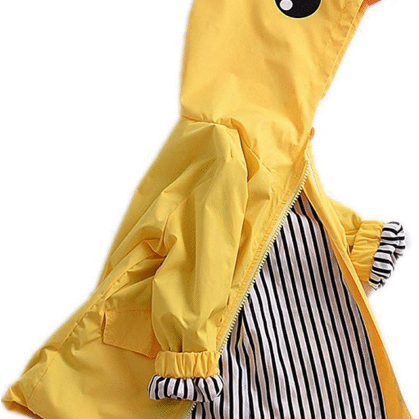 CM C&M WODRO Toddler Baby Boy Girl Duck Rain Jacket Cute Cartoon Animal Raincoat Hoodie Kids Coat Fall Winter School Outfit