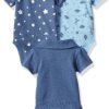 Hanes Baby Ultimate Baby Flexy 3 Pack Short Sleeve Polo Bodysuits